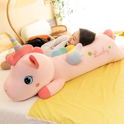 Lucky the Long Pink Unicorn Plushie - Kawaiies - Adorable - Cute - Plushies - Plush - Kawaii