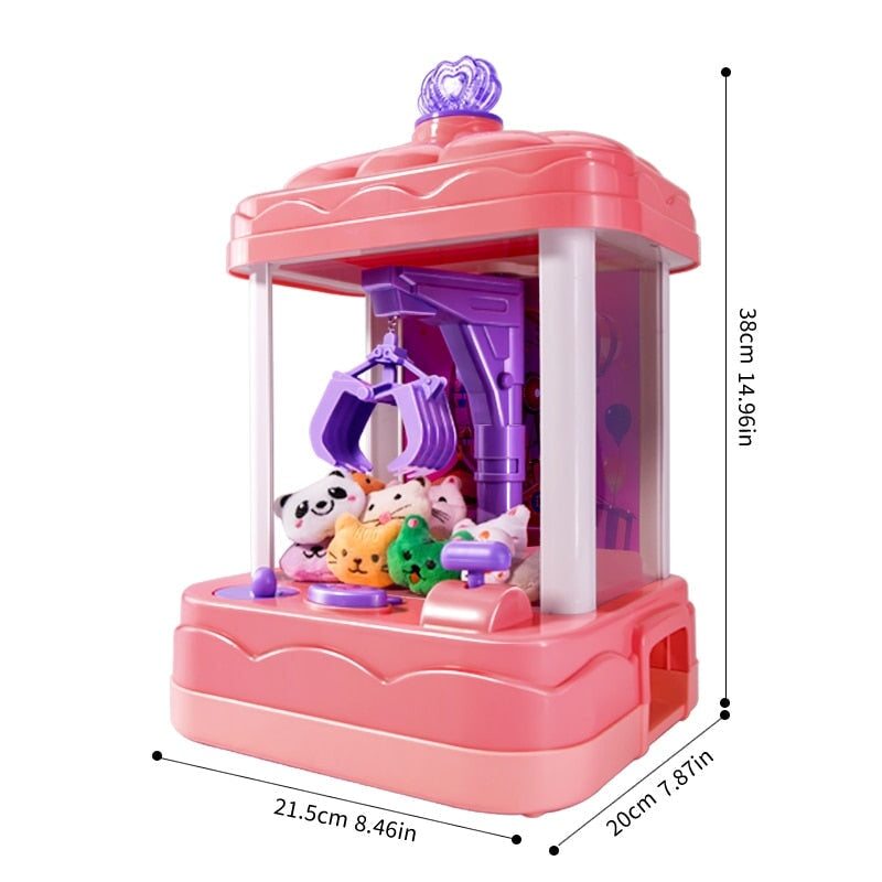 Magical Princess Pink Green Mini Claw Machine - Kawaiies - Adorable - Cute - Plushies - Plush - Kawaii