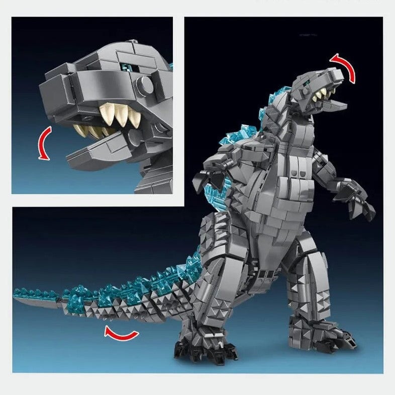 Mecha Godzilla Robot Building Blocks - Kawaiies - Adorable - Cute - Plushies - Plush - Kawaii
