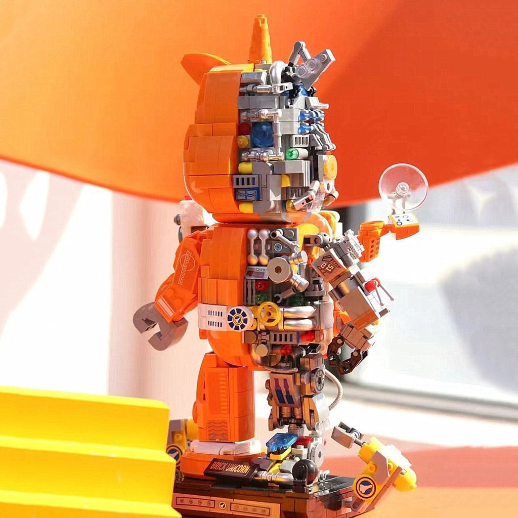 Mechanical Bearicorn Micro Building Blocks - Kawaiies - Adorable - Cute - Plushies - Plush - Kawaii