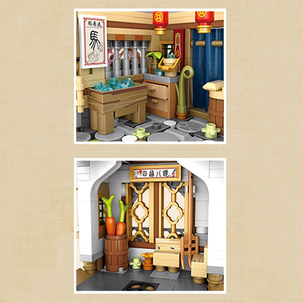 Merchant Store & Horse Stable Micro Building Sets Collection - Kawaiies - Adorable - Cute - Plushies - Plush - Kawaii