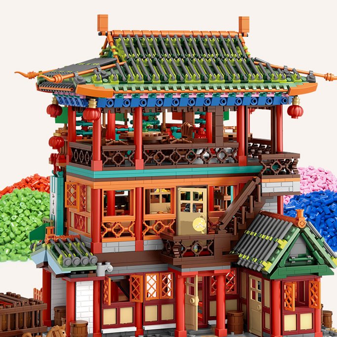 Micro Classic Asia Building Set - Kawaiies - Adorable - Cute - Plushies - Plush - Kawaii