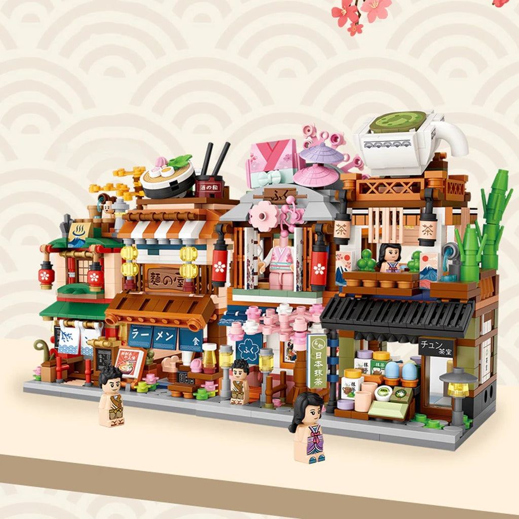 Micro Cute Japanese Stalls Building Sets - Kawaiies - Adorable - Cute - Plushies - Plush - Kawaii