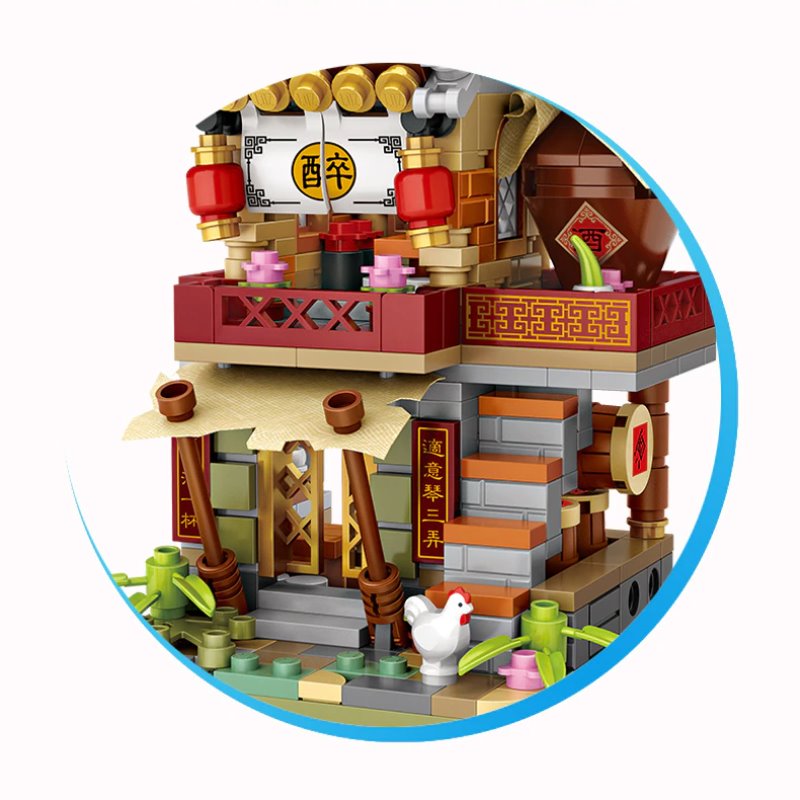 Micro Cute Little Yidashao Old Street Building Sets - Kawaiies - Adorable - Cute - Plushies - Plush - Kawaii
