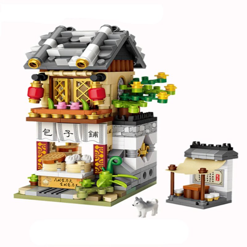 Micro Cute Little Yidashao Old Street Building Sets - Kawaiies - Adorable - Cute - Plushies - Plush - Kawaii