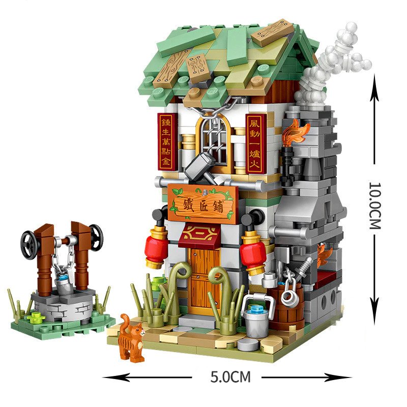 Micro Cute Little Yidashao Old Street Building Sets - Kawaiies - Adorable - Cute - Plushies - Plush - Kawaii