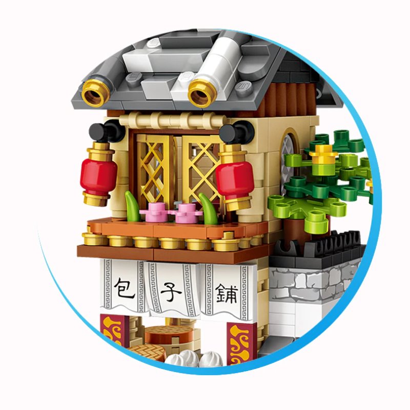 Micro Cute Little Yidashao Old Street Building Sets - Kawaiies - Adorable - Cute - Plushies - Plush - Kawaii