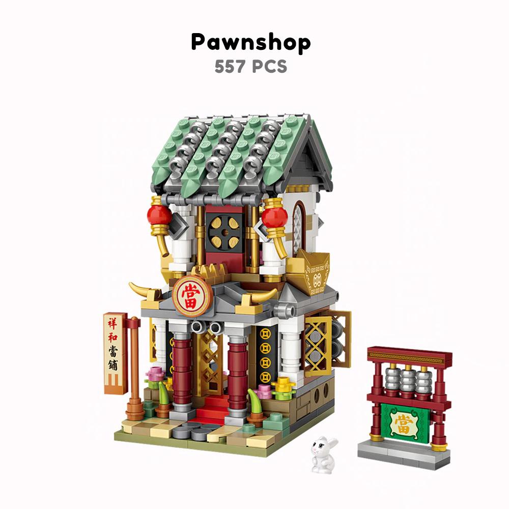 Micro Cute Little Yidashao Old Street Building Sets - Kawaiies - Adorable - Cute - Plushies - Plush - Kawaii