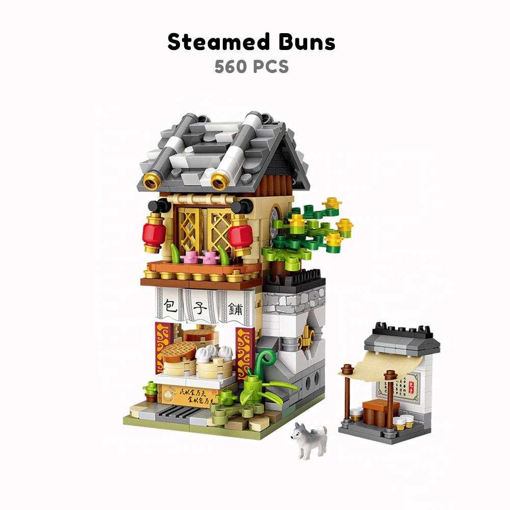 Micro Cute Little Yidashao Old Street Building Sets - Kawaiies - Adorable - Cute - Plushies - Plush - Kawaii
