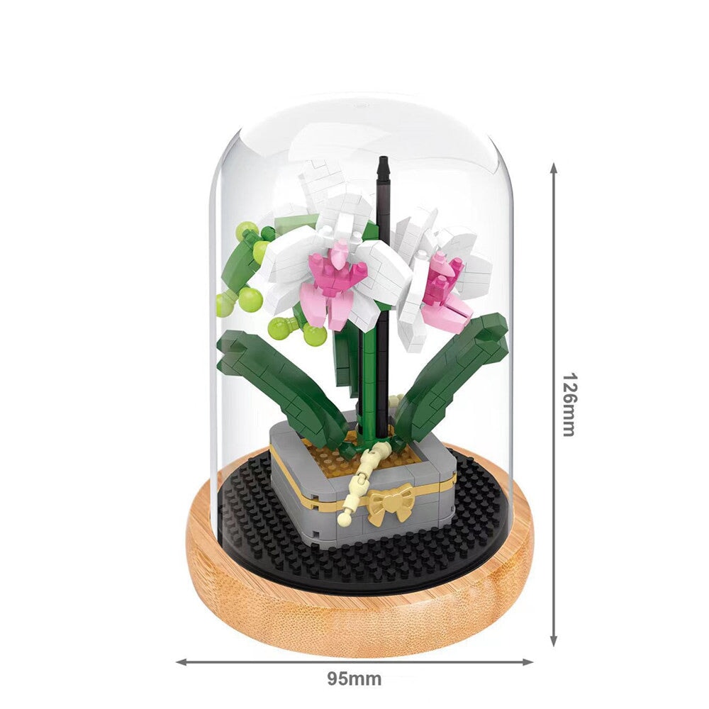Micro Flowers in a Dome Building Blocks Set 2 - Kawaiies - Adorable - Cute - Plushies - Plush - Kawaii