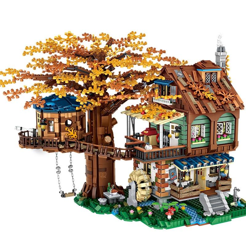 Seasonal Forest Tree House Micro Building Set - Kawaiies - Adorable - Cute - Plushies - Plush - Kawaii