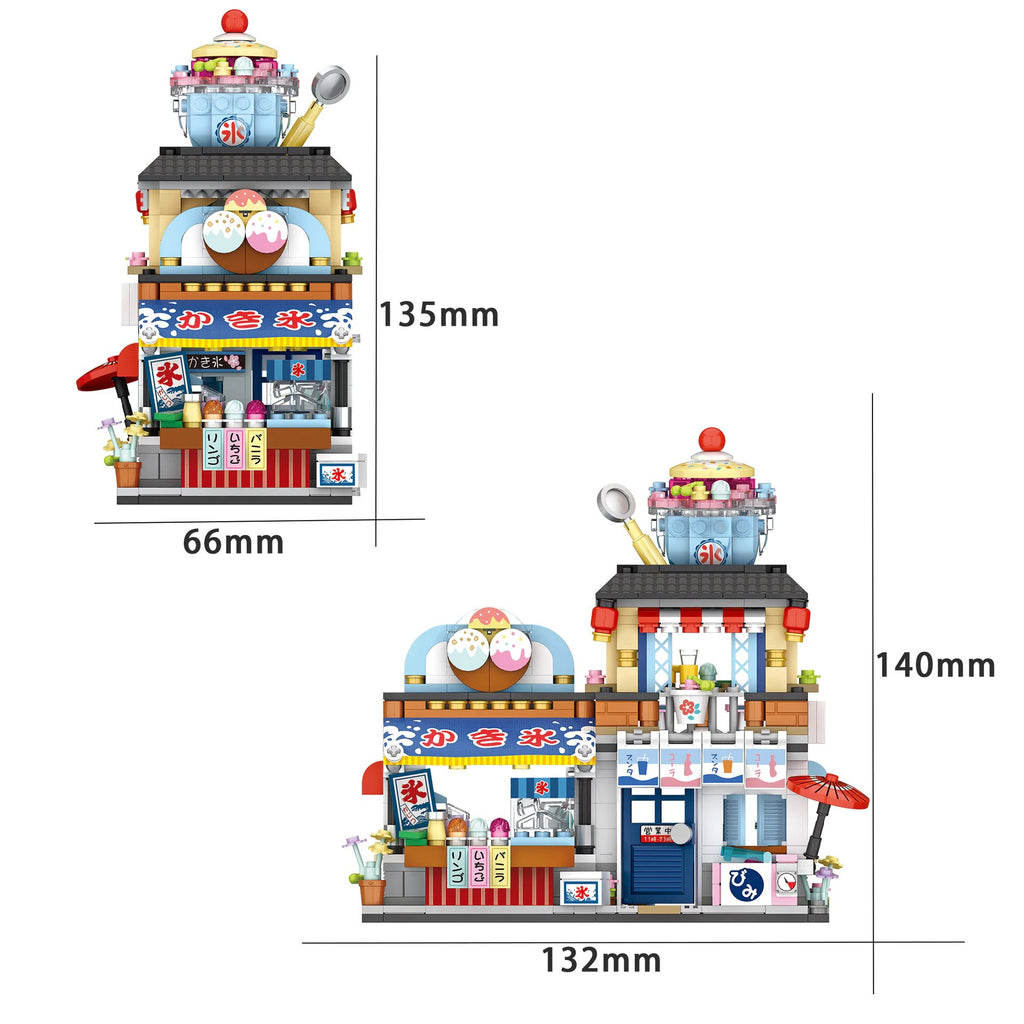 Micro Japanese Desserts Cafe Building Sets - Kawaiies - Adorable - Cute - Plushies - Plush - Kawaii