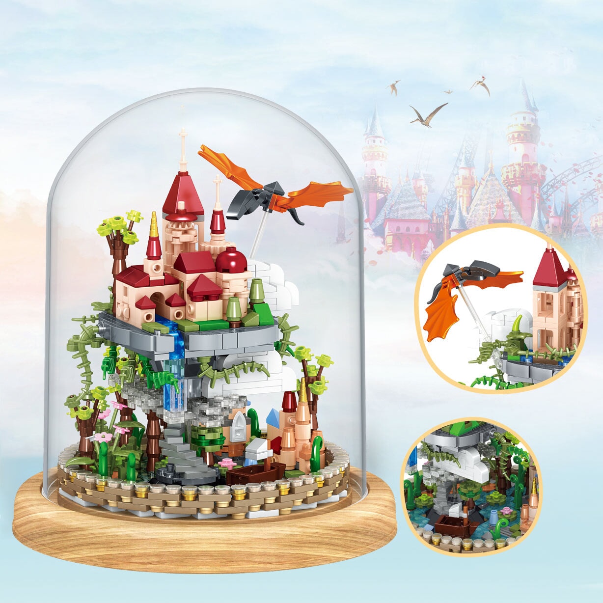 Castle shop building set