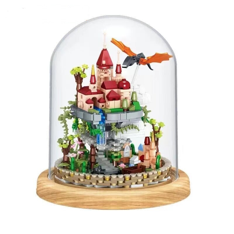 Micro Mystic Castle in Dome Building Set - Kawaiies - Adorable - Cute - Plushies - Plush - Kawaii