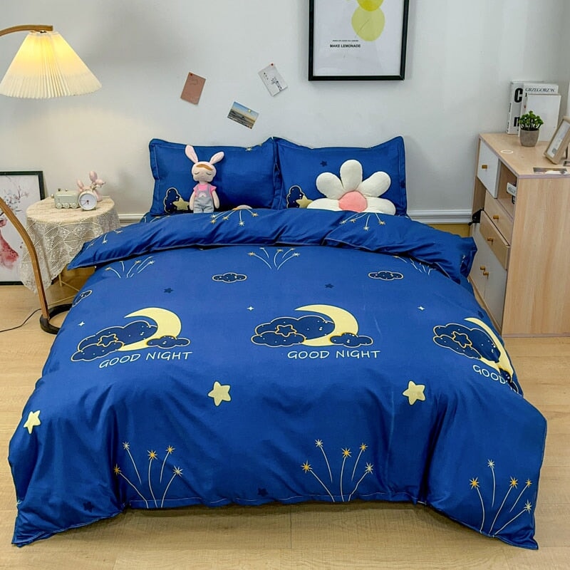 Midnight Sleeping Bear Bedding Set - Kawaiies - Adorable - Cute - Plushies - Plush - Kawaii