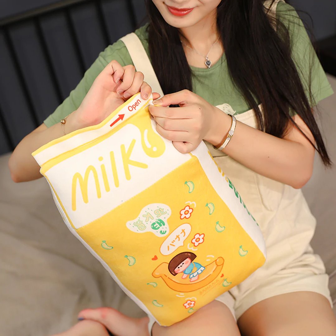 Milk Carton Plush - Kawaiies - Adorable - Cute - Plushies - Plush - Kawaii