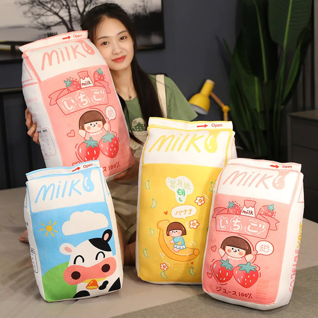 Milk Carton Plush - Kawaiies - Adorable - Cute - Plushies - Plush - Kawaii