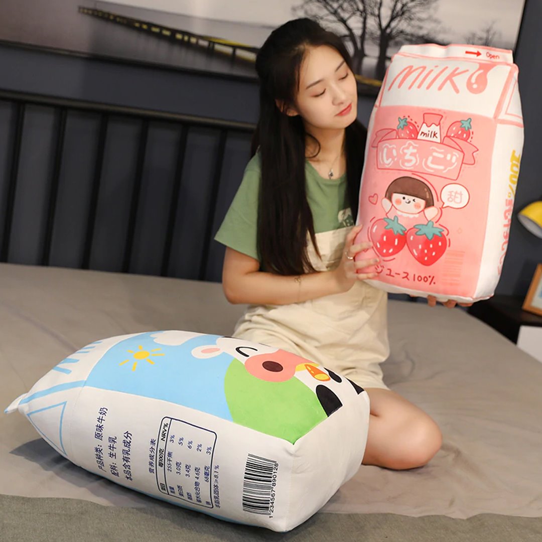 Milk Carton Plush - Kawaiies - Adorable - Cute - Plushies - Plush - Kawaii