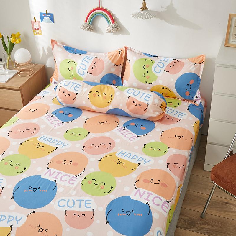 Millions of Happy Emojis Fitted Bedsheet - Kawaiies - Adorable - Cute - Plushies - Plush - Kawaii