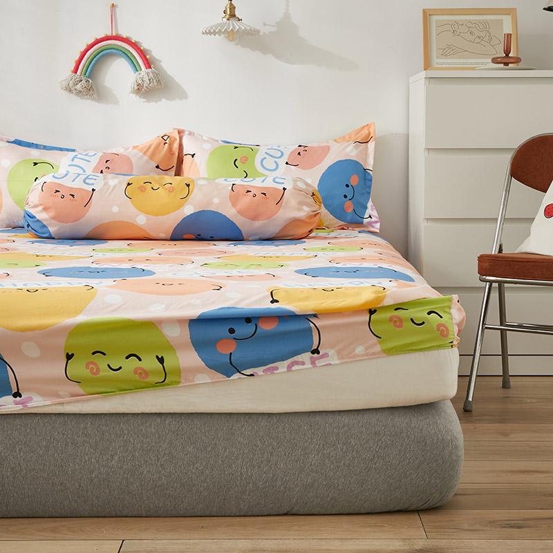 Millions of Happy Emojis Fitted Bedsheet - Kawaiies - Adorable - Cute - Plushies - Plush - Kawaii