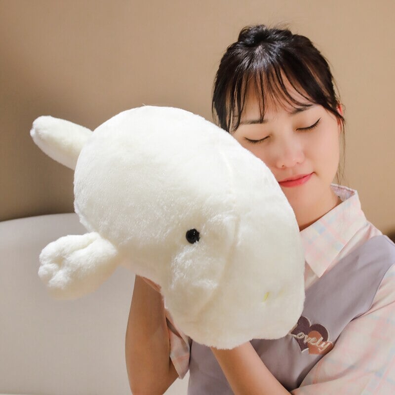 kawaiies-softtoys-plushies-kawaii-plush-Milo the Fluffy White Manatee Plush | NEW Soft toy 