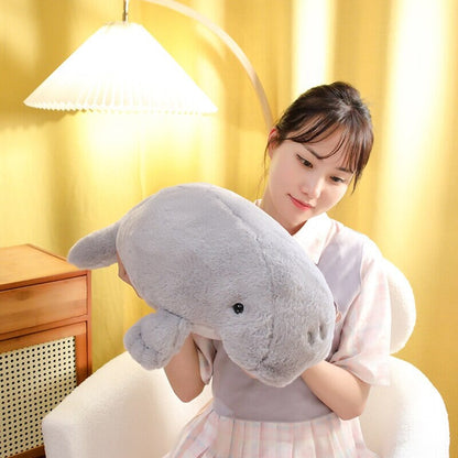 kawaiies-softtoys-plushies-kawaii-plush-Milo the Fluffy White Manatee Plush | NEW Soft toy 