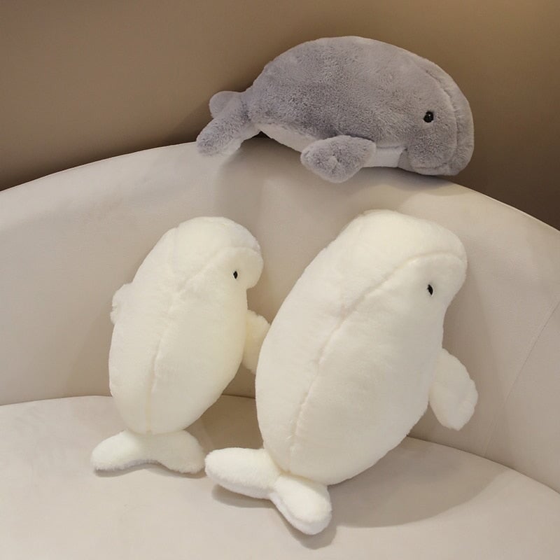kawaiies-softtoys-plushies-kawaii-plush-Milo the Fluffy White Manatee Plush | NEW Soft toy 