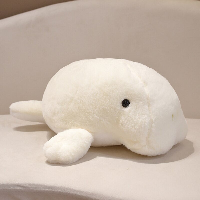 kawaiies-softtoys-plushies-kawaii-plush-Milo the Fluffy White Manatee Plush | NEW Soft toy White 40cm 