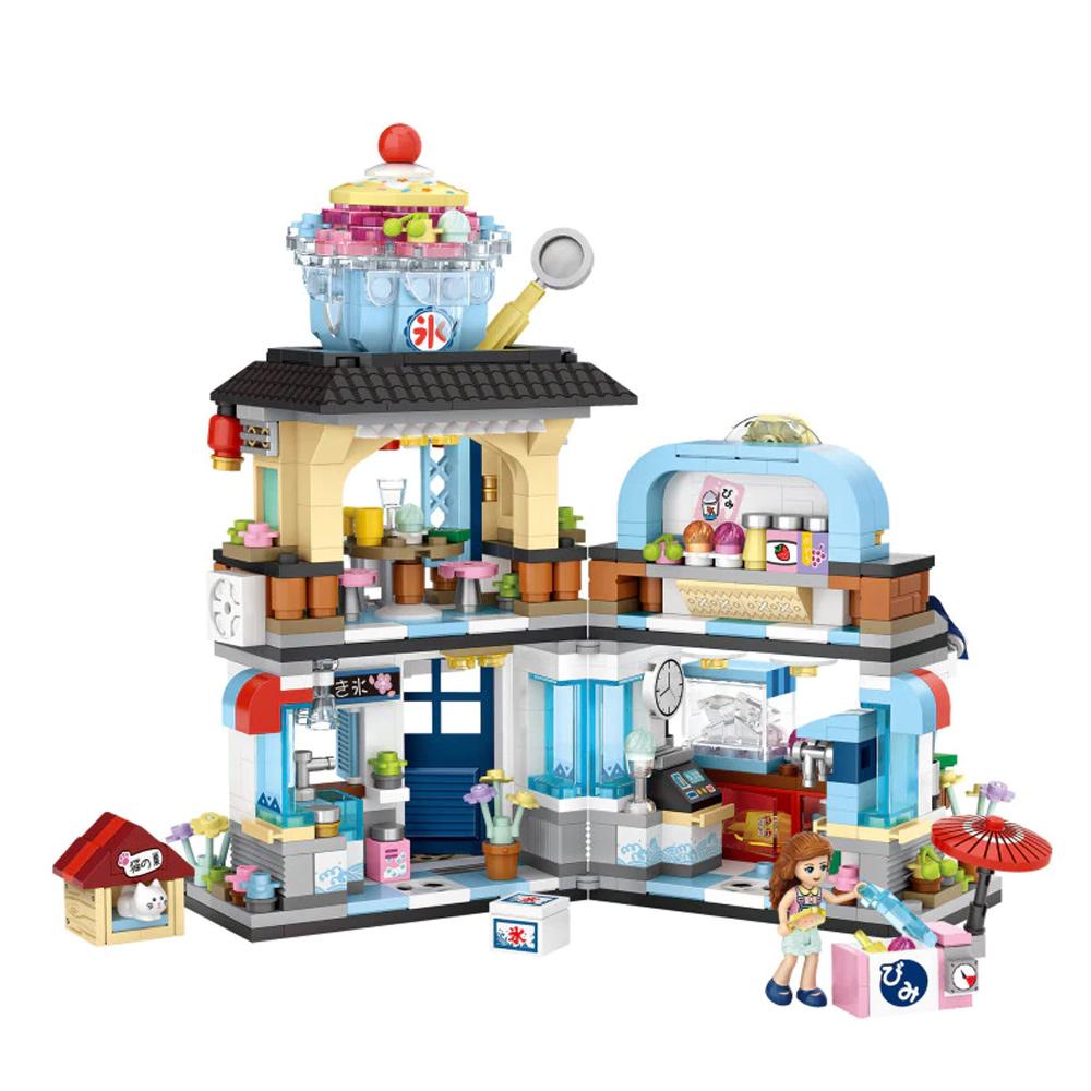 Micro Japanese Desserts Cafe Building Sets - Kawaiies - Adorable - Cute - Plushies - Plush - Kawaii