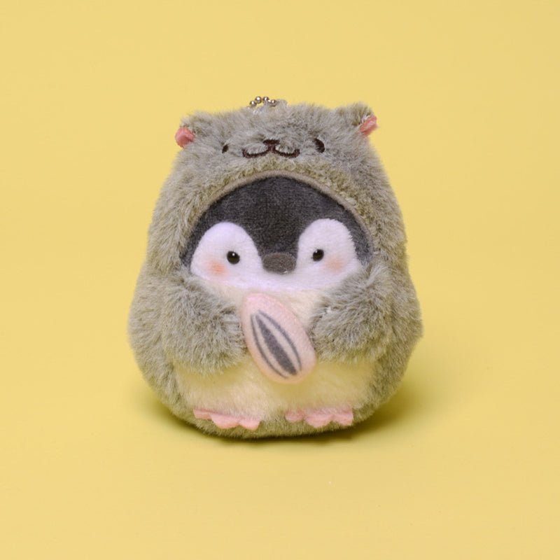 Mini Kawaii Chubby Penguin Hamster Keyring Pendant - Kawaiies - Adorable - Cute - Plushies - Plush - Kawaii