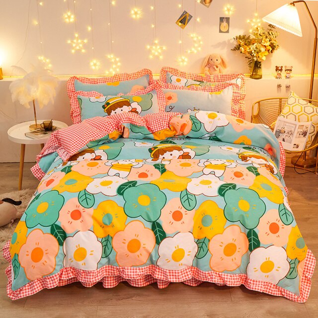 Miss Daisy Kawaii Bedding Set - Kawaiies - Adorable - Cute - Plushies - Plush - Kawaii