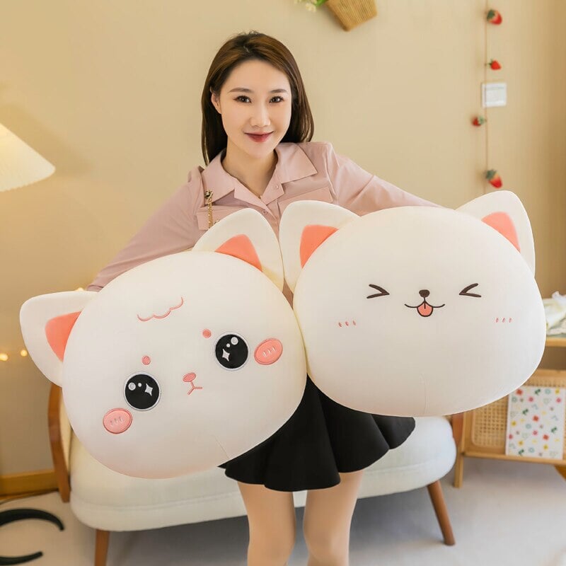 Momo & Nala the Kawaii Laying Cats - Kawaiies - Adorable - Cute - Plushies - Plush - Kawaii