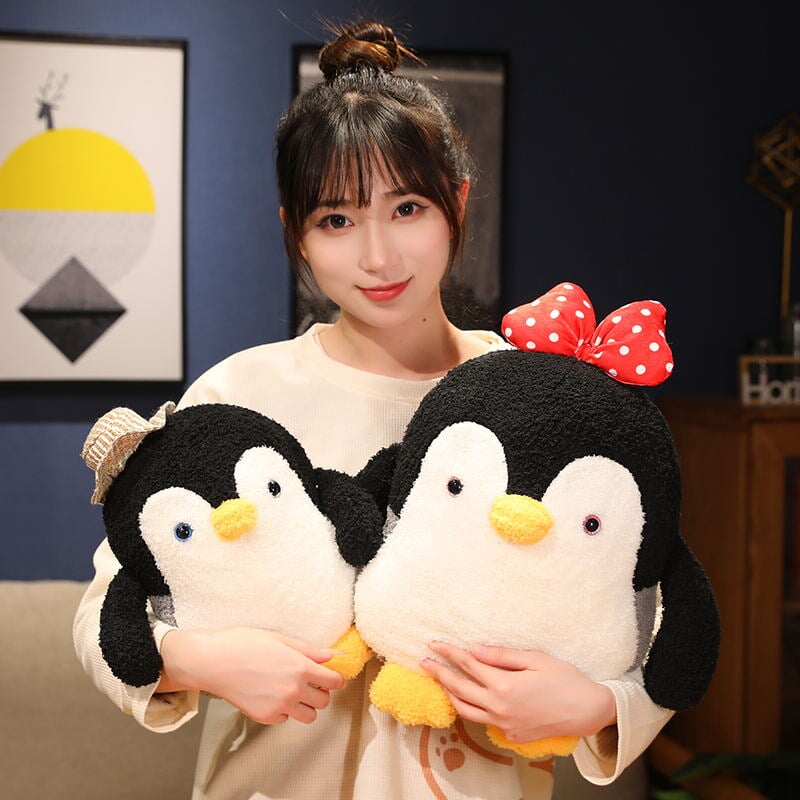 Mumble and Frosty the Fluffy Penguin Plushie | NEW - Kawaiies - Adorable - Cute - Plushies - Plush - Kawaii