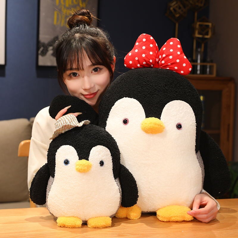 Mumble and Frosty the Fluffy Penguin Plushie | NEW - Kawaiies - Adorable - Cute - Plushies - Plush - Kawaii