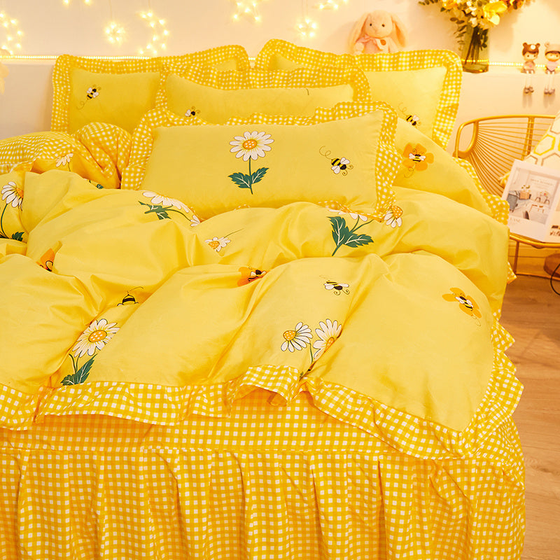 My Morning Flowers Bedding Set - Kawaiies - Adorable - Cute - Plushies - Plush - Kawaii