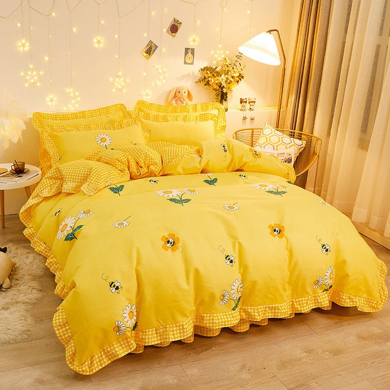 My Morning Flowers Bedding Set - Kawaiies - Adorable - Cute - Plushies - Plush - Kawaii