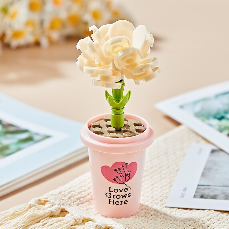 kawaiies-softtoys-plushies-kawaii-plush-My Timeless and Cheerful Flower in a Pot Building Blocks | NEW Build it 10 
