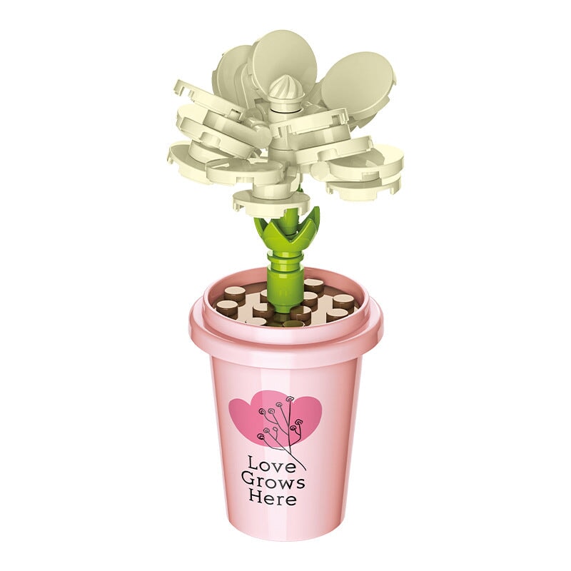 kawaiies-softtoys-plushies-kawaii-plush-My Timeless and Cheerful Flower in a Pot Building Blocks | NEW Build it 