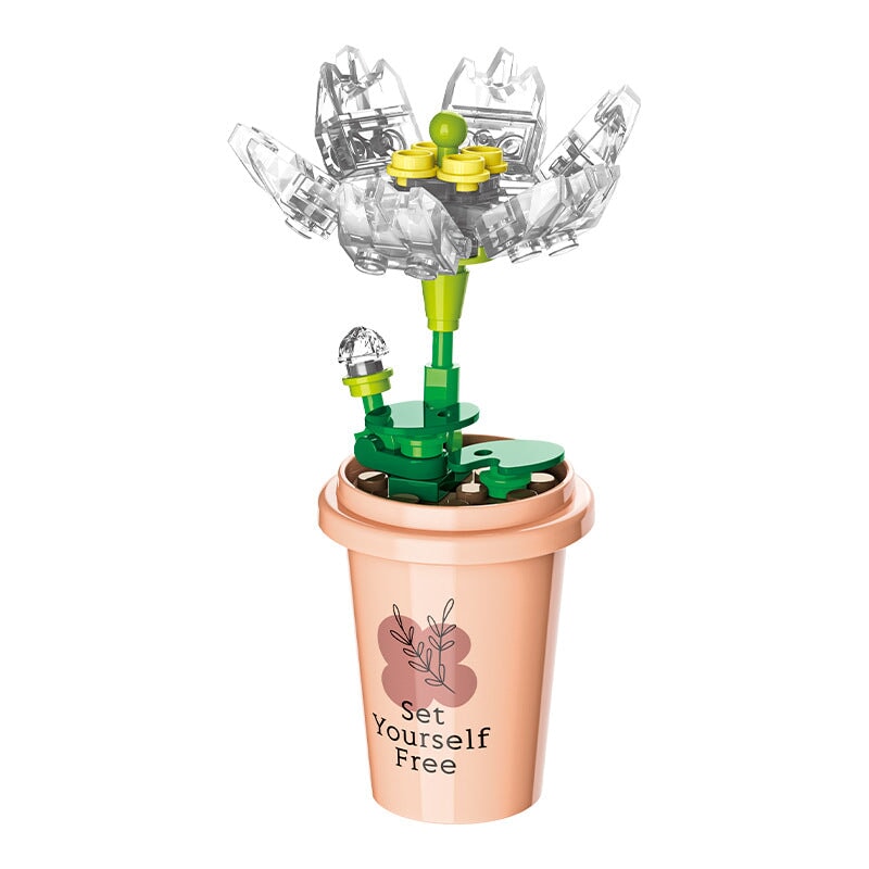 kawaiies-softtoys-plushies-kawaii-plush-My Timeless and Cheerful Flower in a Pot Building Blocks | NEW Build it 
