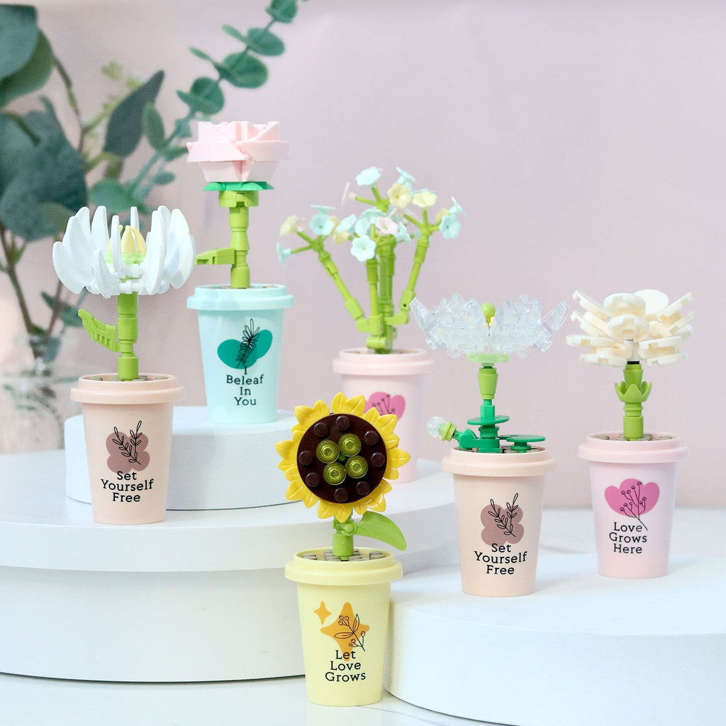 kawaiies-softtoys-plushies-kawaii-plush-My Timeless and Cheerful Flower in a Pot Building Blocks | NEW Build it 