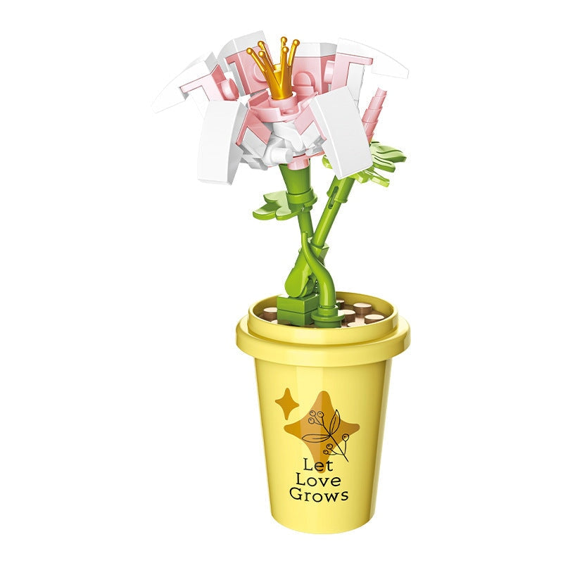 kawaiies-softtoys-plushies-kawaii-plush-My Timeless and Cheerful Flower in a Pot Building Blocks | NEW Build it 