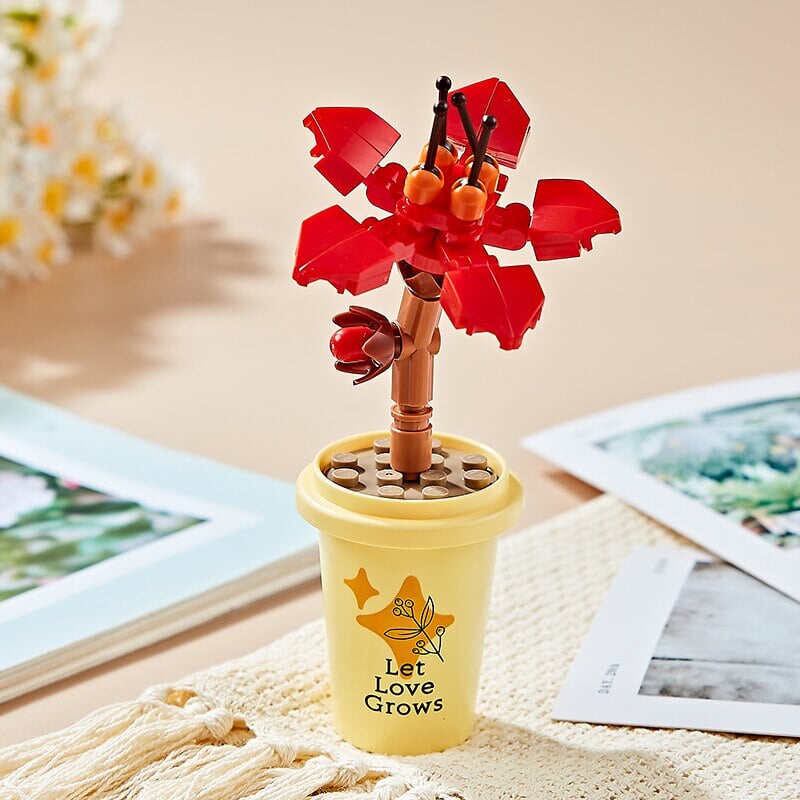 kawaiies-softtoys-plushies-kawaii-plush-My Timeless and Cheerful Flower in a Pot Building Blocks | NEW Build it 7 