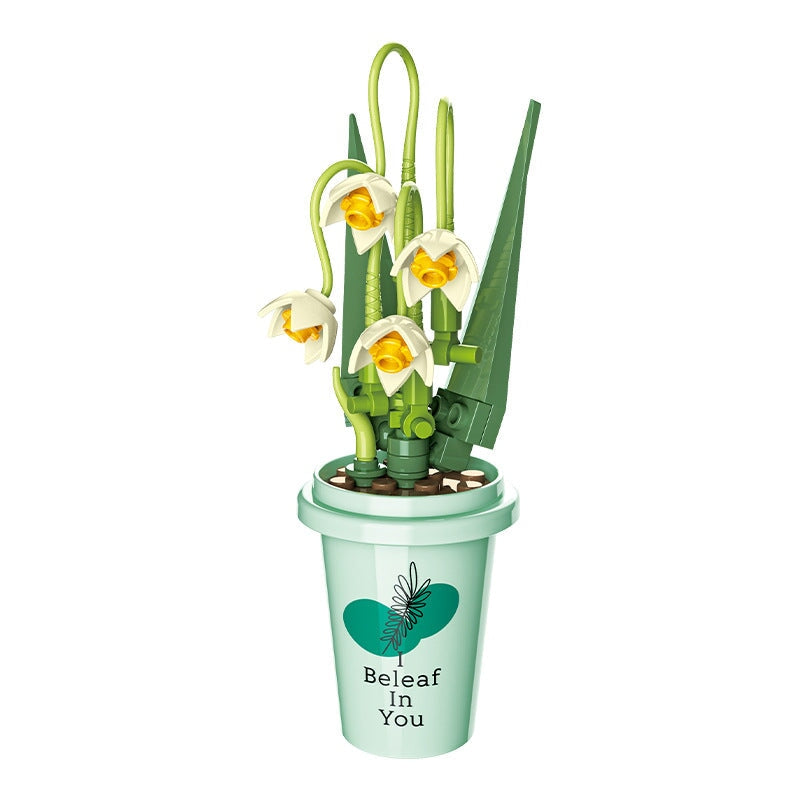 kawaiies-softtoys-plushies-kawaii-plush-My Timeless and Cheerful Flower in a Pot Building Blocks | NEW Build it 