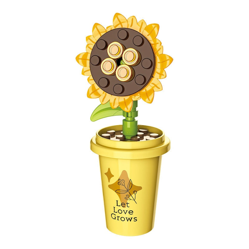 kawaiies-softtoys-plushies-kawaii-plush-My Timeless and Cheerful Flower in a Pot Building Blocks | NEW Build it 