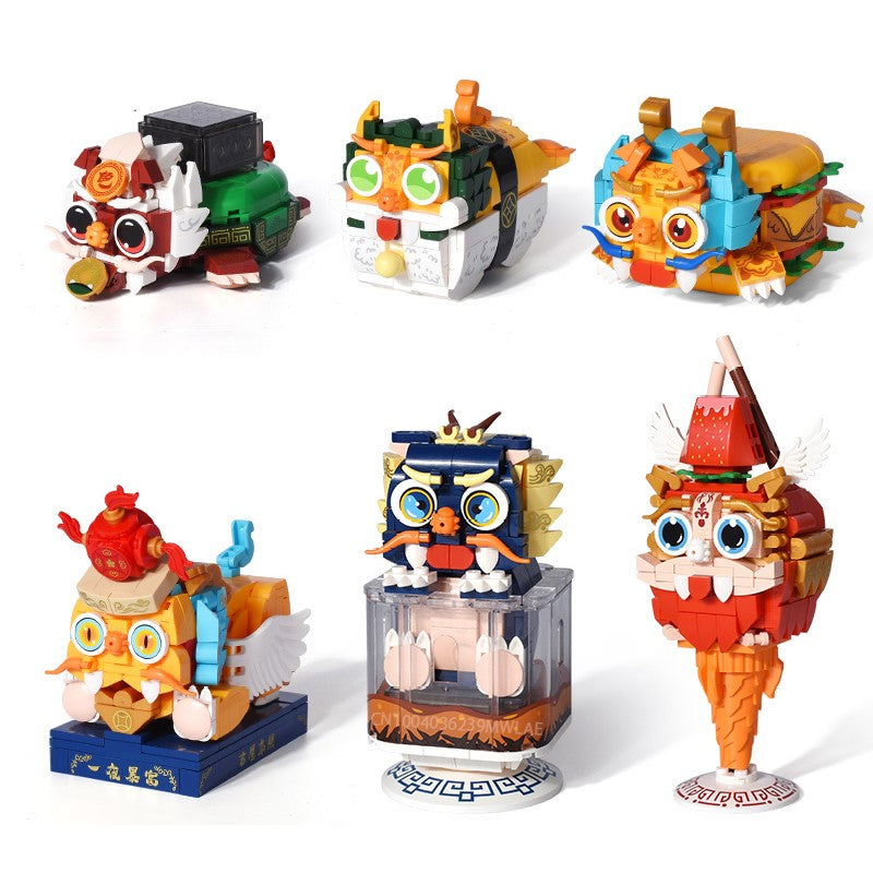Mythical Lucky Creatures Building Set - Kawaiies - Adorable - Cute - Plushies - Plush - Kawaii