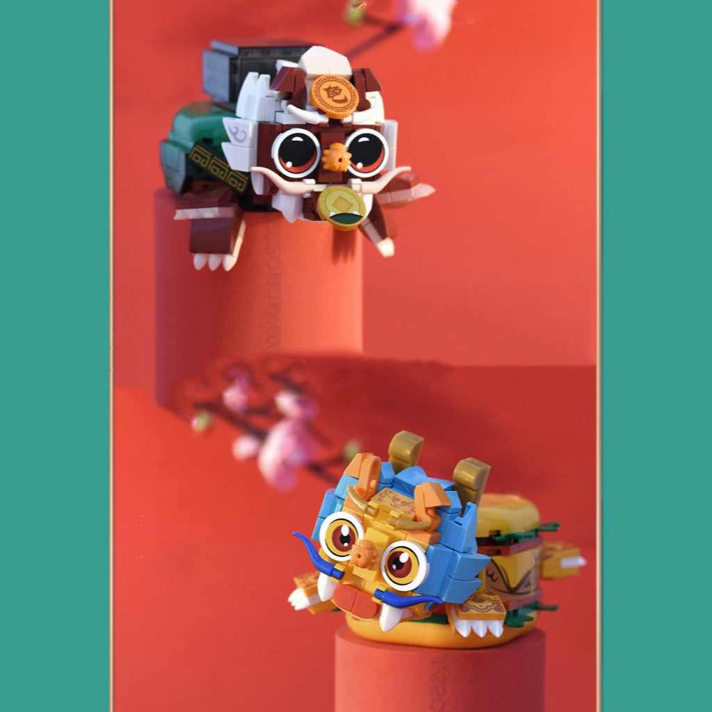 Mythical Lucky Creatures Building Set - Kawaiies - Adorable - Cute - Plushies - Plush - Kawaii