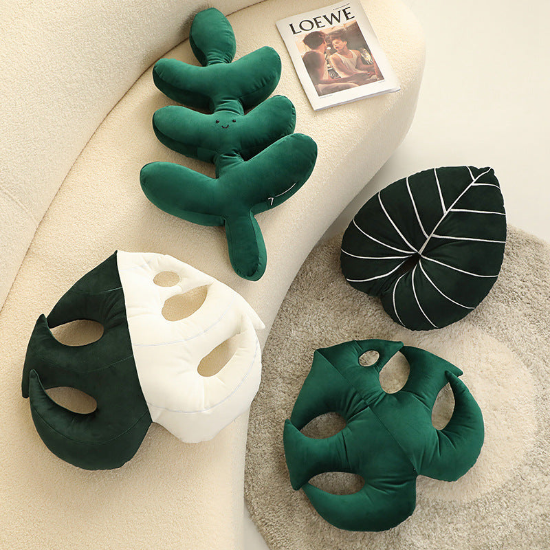 Nordic Green Lifelike Leaf Plushies Pillow - Kawaiies - Adorable - Cute - Plushies - Plush - Kawaii