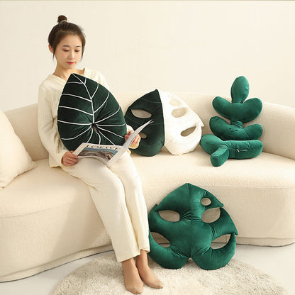 Nordic Green Lifelike Leaf Plushies Pillow - Kawaiies - Adorable - Cute - Plushies - Plush - Kawaii