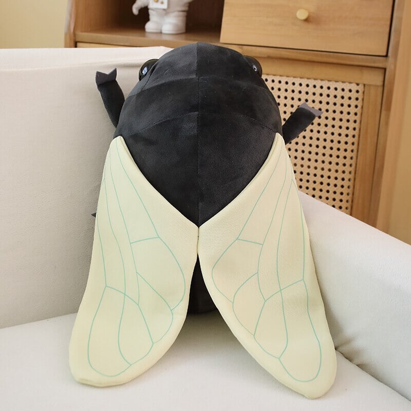 kawaiies-softtoys-plushies-kawaii-plush-Nori & Hana the Big Fly Insect Plushies | NEW Soft toy Black (Hana) 