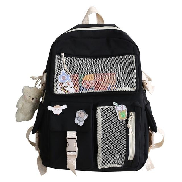 Nylon Study Besties Backpack – Kawaiies